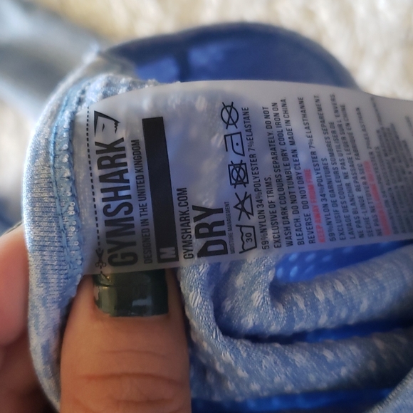 NWOT Gymshark Workout Crop Top size M - Picture 3 of 3